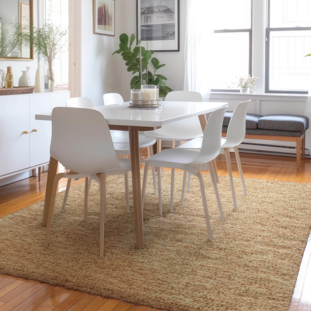 Luxury Washable Voyage VY2 Orange 2'6" x 3'10" Rug. Picture 5