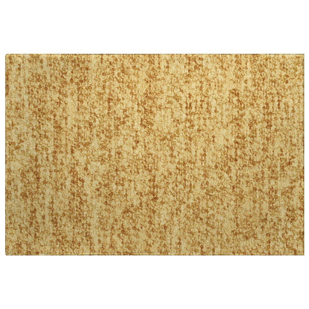 Luxury Washable Voyage VY2 Gold 1'8" x 2'6" Rug. Picture 1