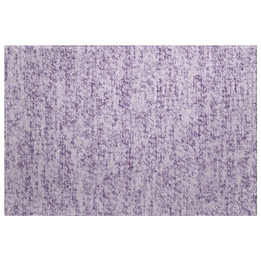 Luxury Washable Voyage VY2 Purple 1'8" x 2'6" Rug. Picture 1