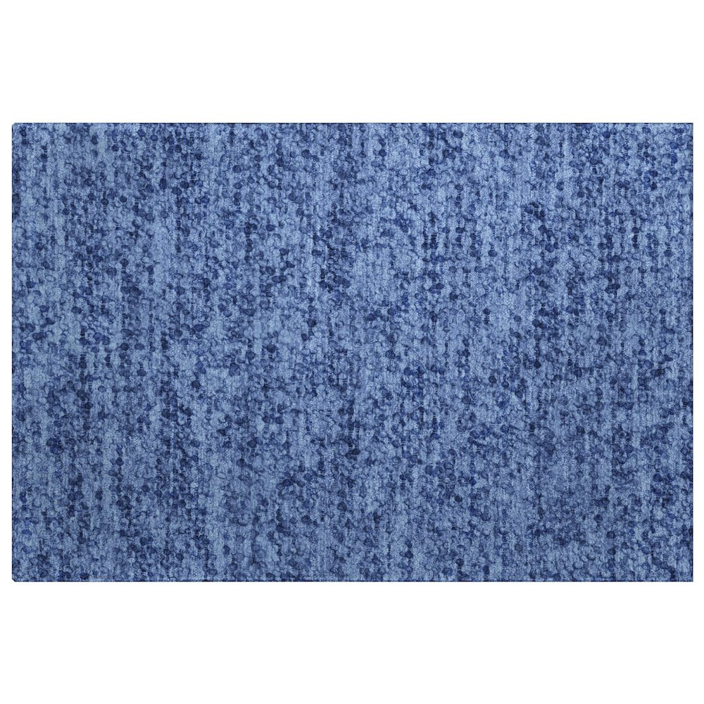 Luxury Washable Voyage VY2 Blue 1'8" x 2'6" Rug. Picture 1
