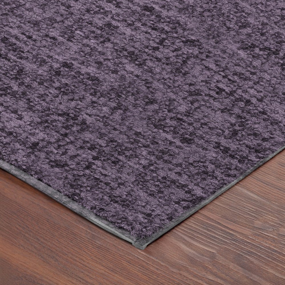 Luxury Washable Voyage VY2 Purple 1'8" x 2'6" Rug. Picture 2