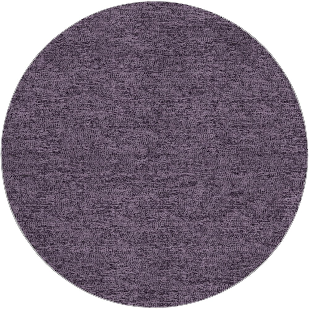 Luxury Washable Voyage VY2 Purple 8' x 8' Rug. Picture 1