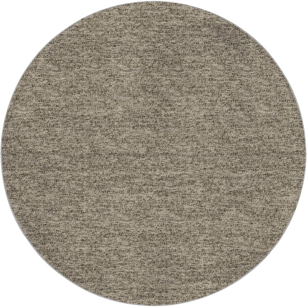 Luxury Washable Voyage VY2 Ivory 8' x 8' Rug. Picture 1