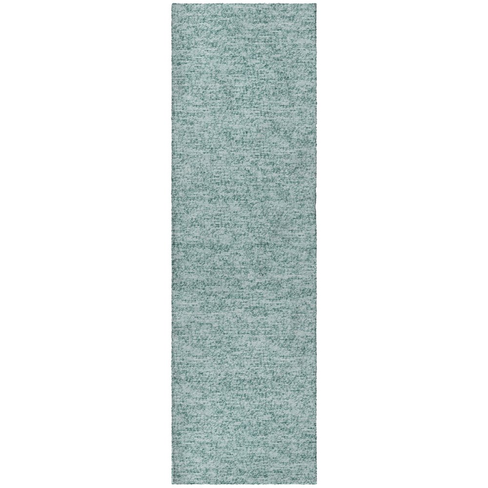 Luxury Washable Voyage VY2 Blue 2'3" x 7'6" Runner Rug. Picture 1