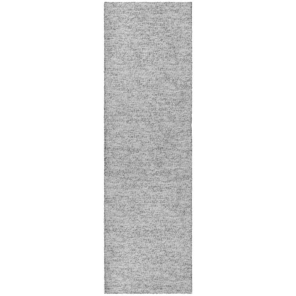 Luxury Washable Voyage VY2 Gray 2'3" x 7'6" Runner Rug. Picture 1