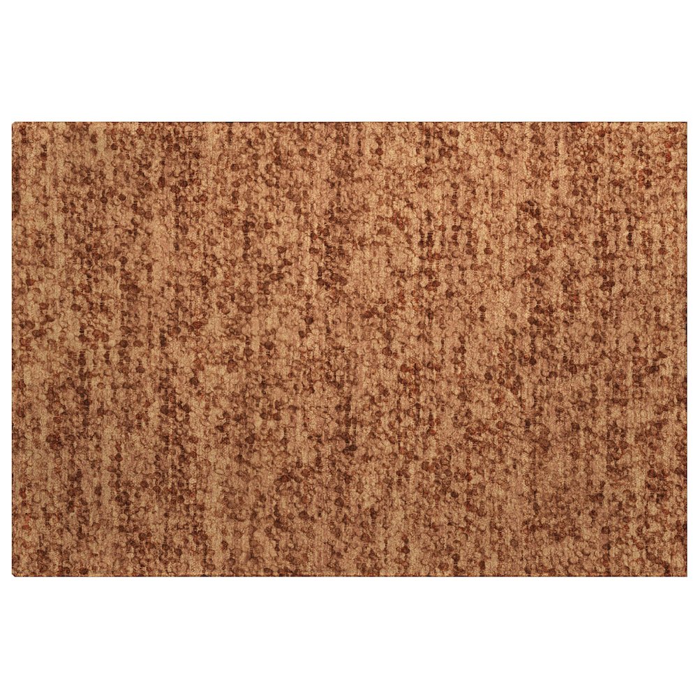 Luxury Washable Voyage VY2 Orange 1'8" x 2'6" Rug. Picture 1
