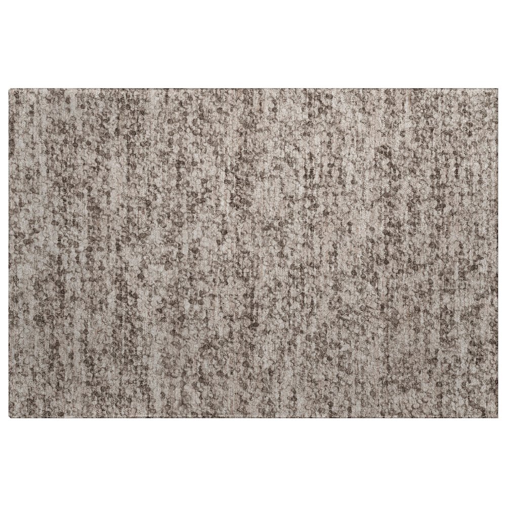 Luxury Washable Voyage VY2 Brown 1'8" x 2'6" Rug. Picture 1