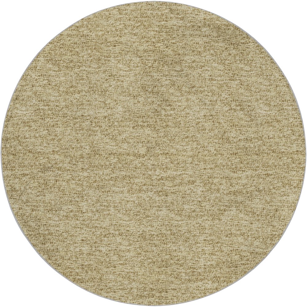 Luxury Washable Voyage VY2 Gold 8' x 8' Rug. Picture 1