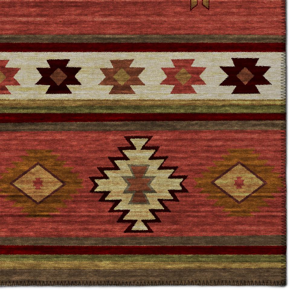 Indoor/Outdoor Sonora ASO34 Spice Washable 10' x 14' Rug. Picture 3