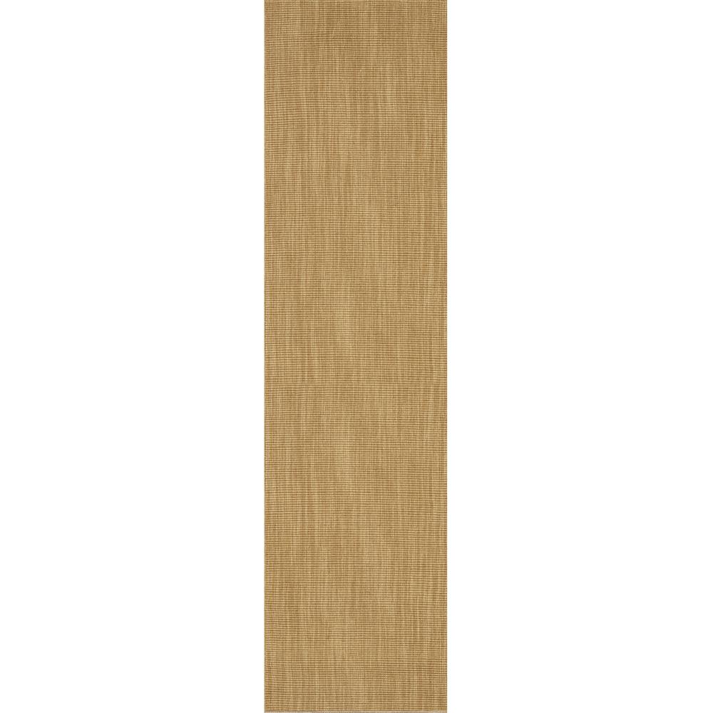 Monaco Sisal MC100 Gold 2'3" x 7'6" Runner Rug. Picture 1