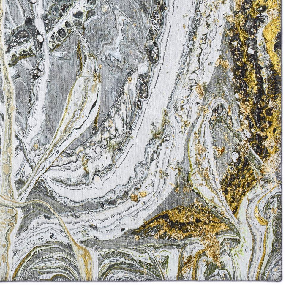 Karina Cyclone Modern Abstract 1'8" x 2'6" Accent Rug Cyclone AKC42. Picture 2