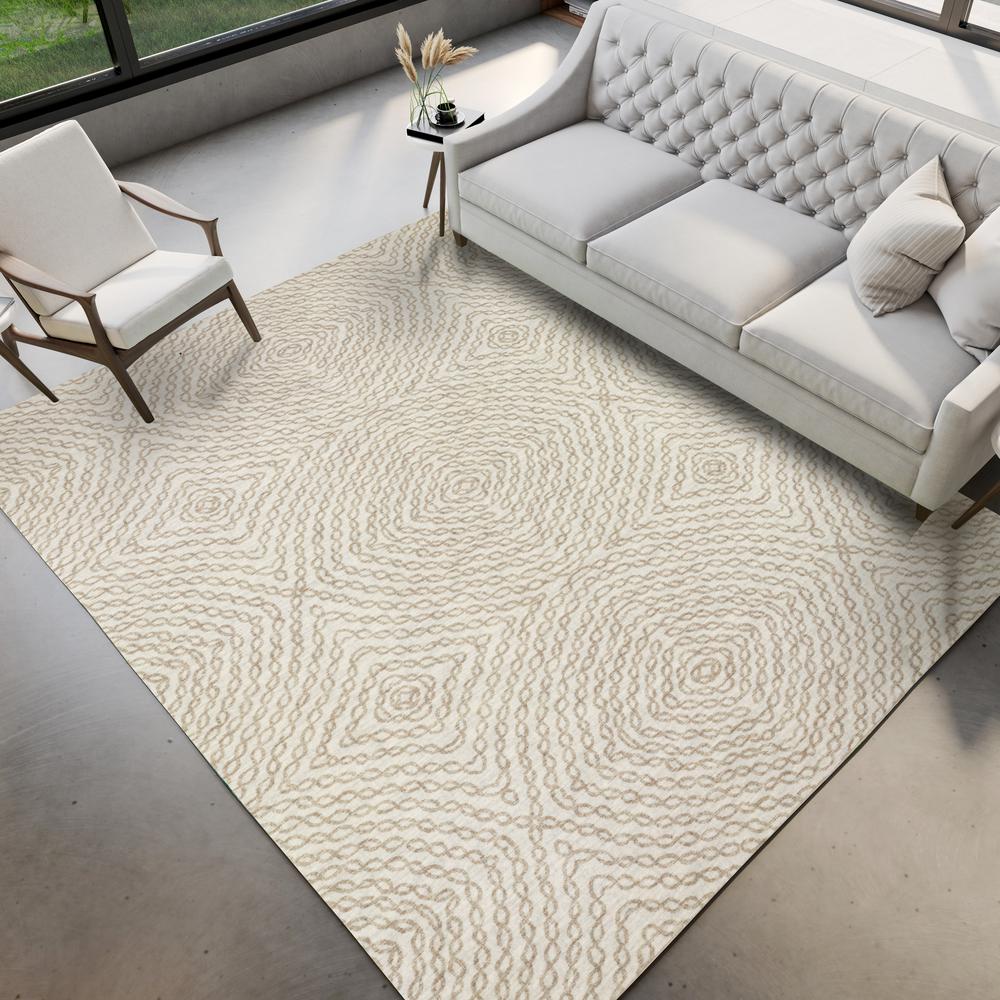 Brisbane BR3 Ivory 3' x 5' Rug. Picture 2