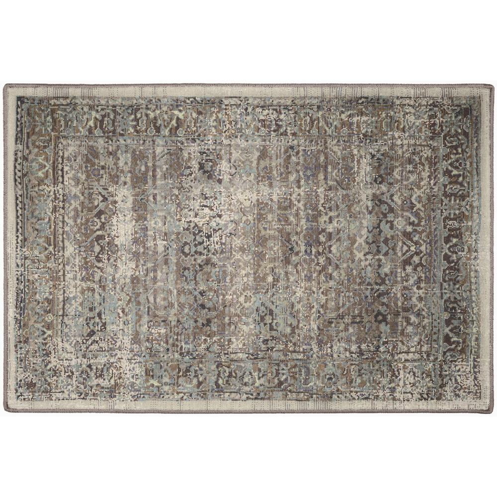 Jericho JC10 Mushroom 2' x 3' Rug. Picture 1
