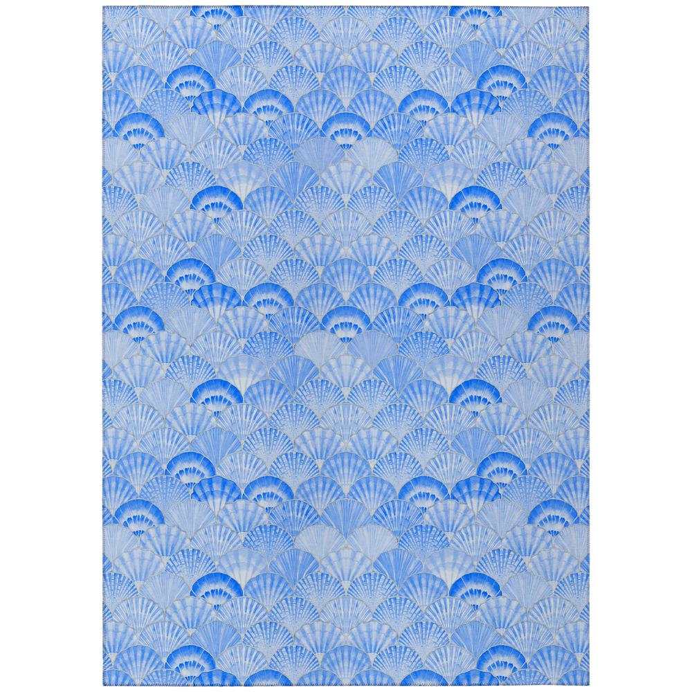 Indoor/Outdoor Surfside ASR32 Blue Washable 10' x 14' Rug. Picture 1