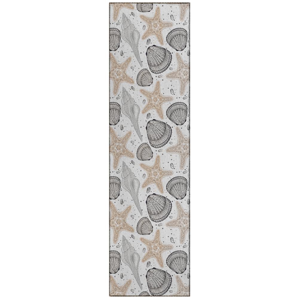 Indoor/Outdoor Surfside ASR34 Fog Washable 2'3" x 7'6" Runner Rug. Picture 1