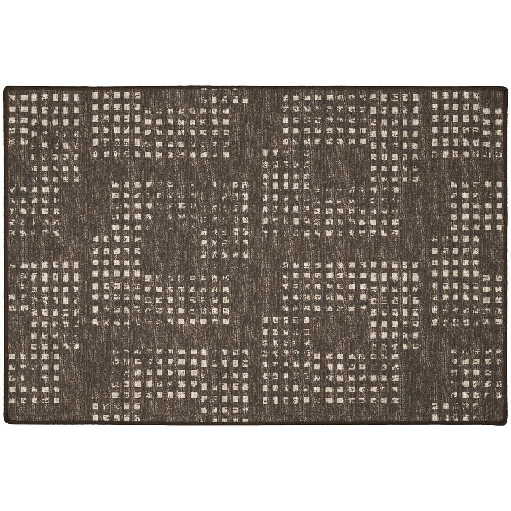 Delano DA1 Chocolate 2' x 3' Rug. Picture 1