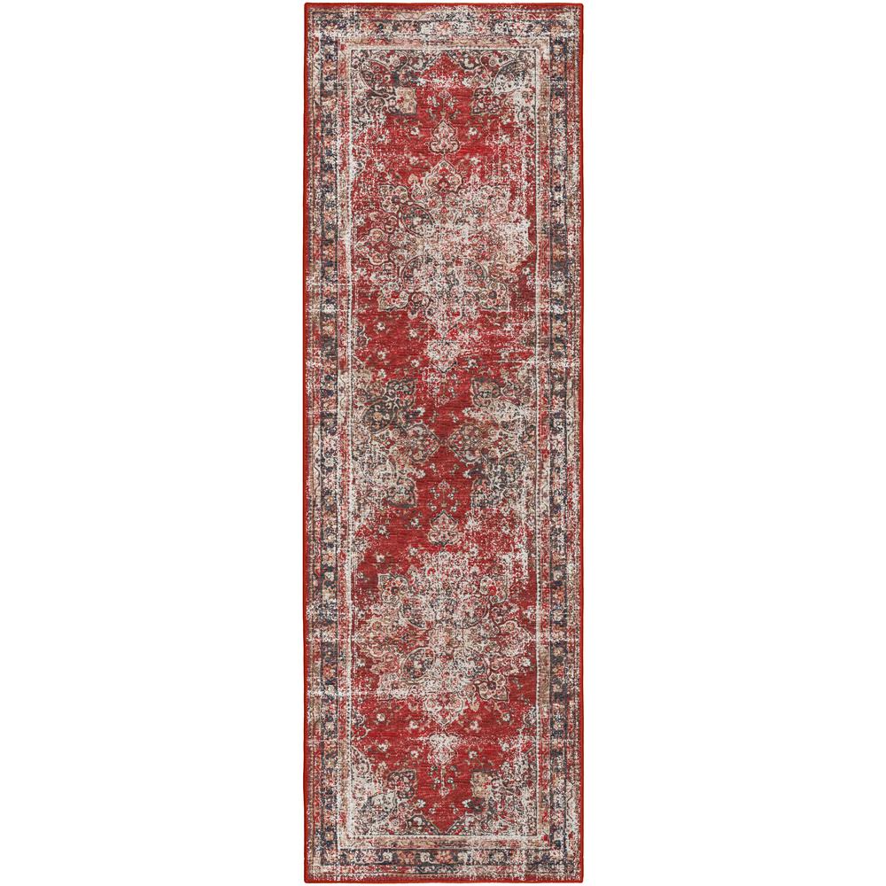 Jericho JC6 Garnet 2'6" x 8' Runner Rug. Picture 1