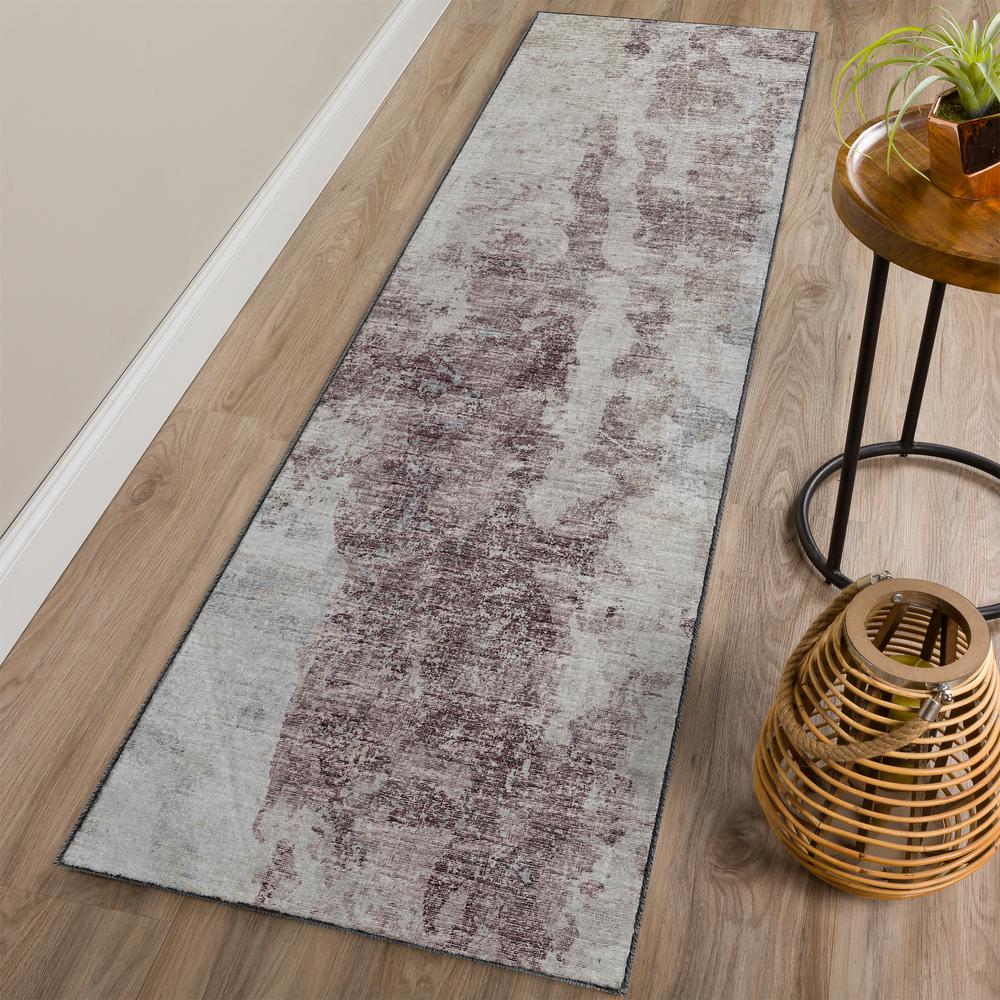 Camberly CM3 Mineral Blue 2'3" x 7'6" Runner Rug. Picture 2