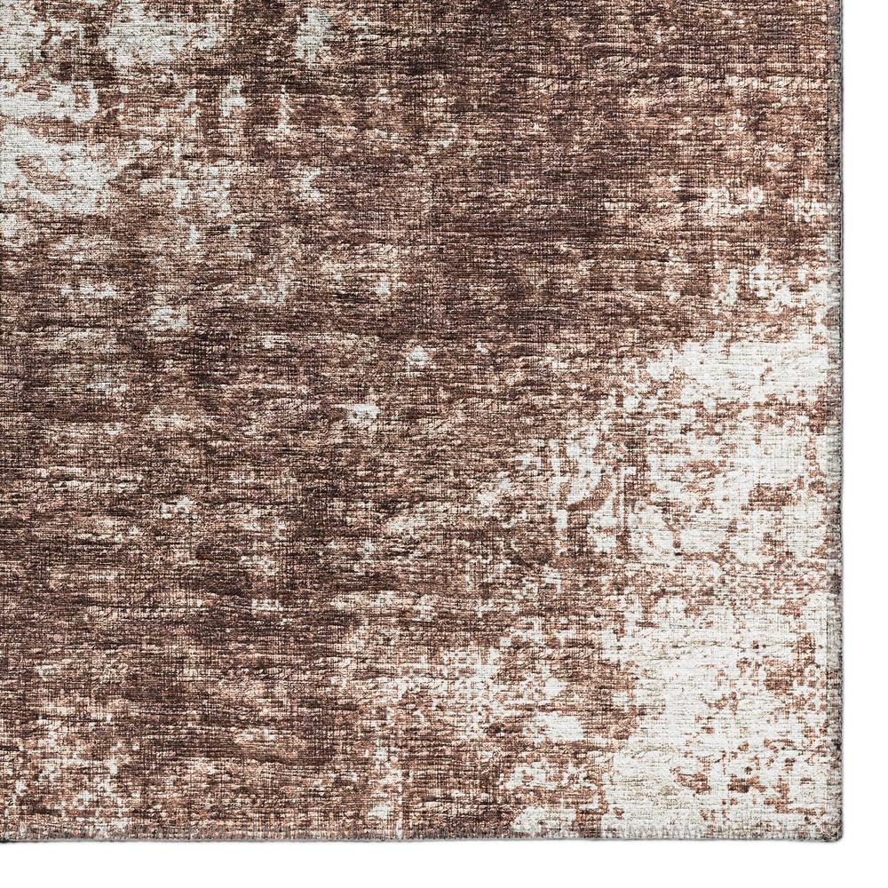 Rylee Brown Transitional Abstract 1'8" x 2'6" Accent Rug Brown ARY31. Picture 2