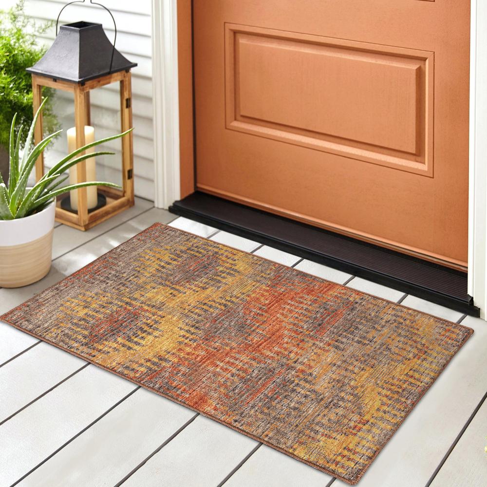 Brisbane BR9 Sunset 1'8" x 2'6" Rug. Picture 2