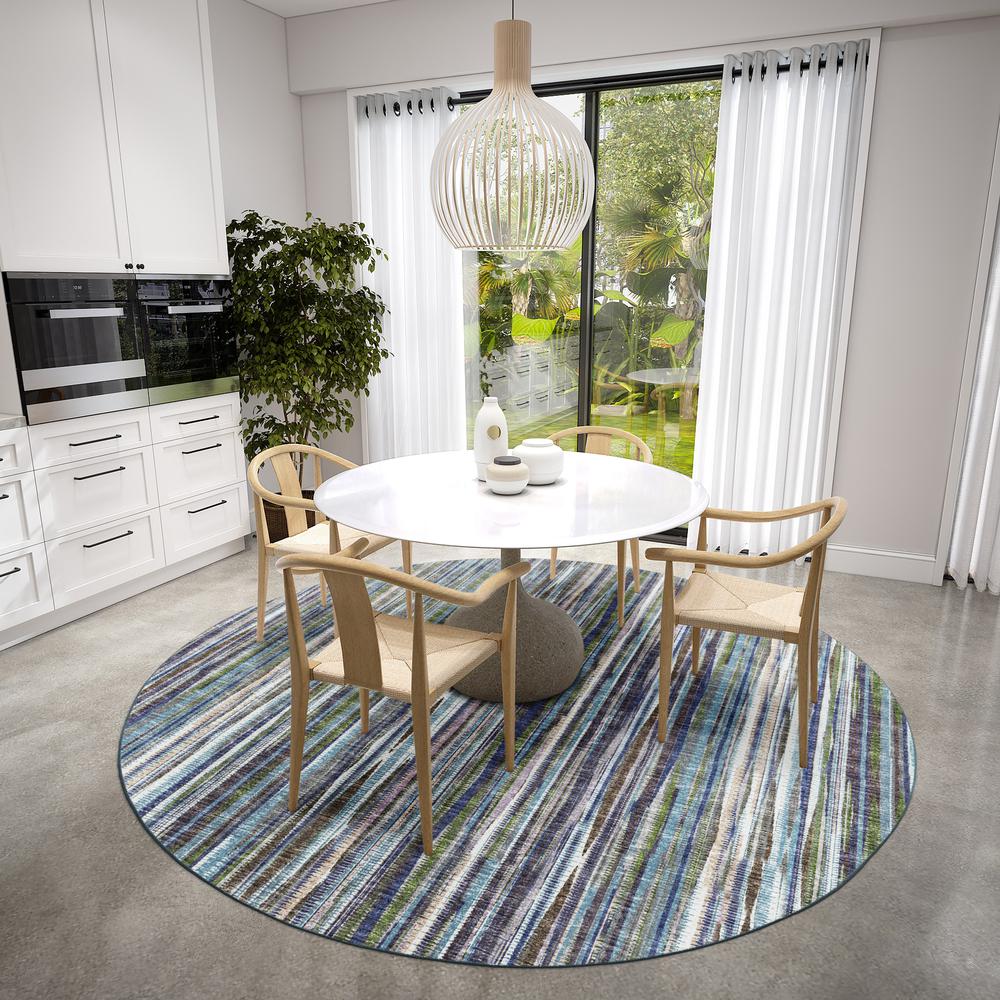 Amador AA1 Violet 10' x 10' Round Rug. Picture 2