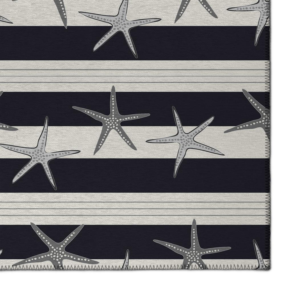 Indoor/Outdoor Surfside ASR42 Midnight Washable 10' x 14' Rug. Picture 3