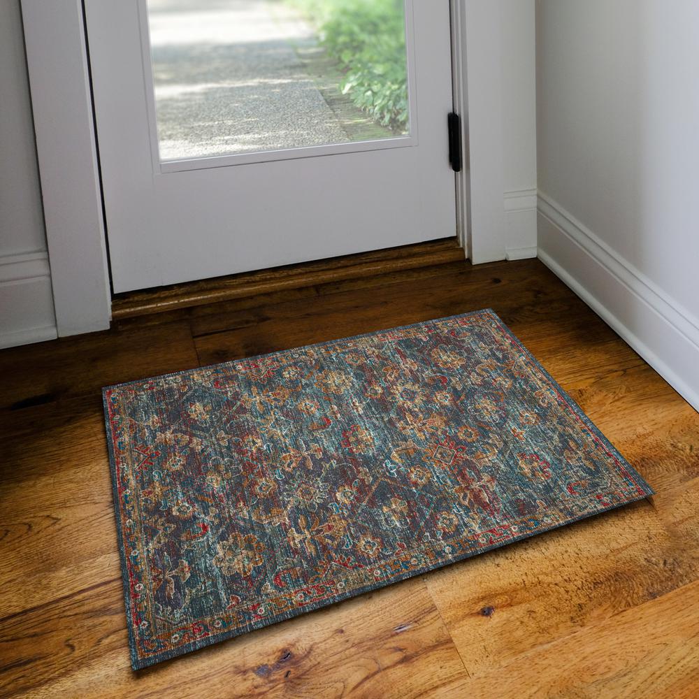 Jericho JC8 Navy 2' x 3' Rug. Picture 2