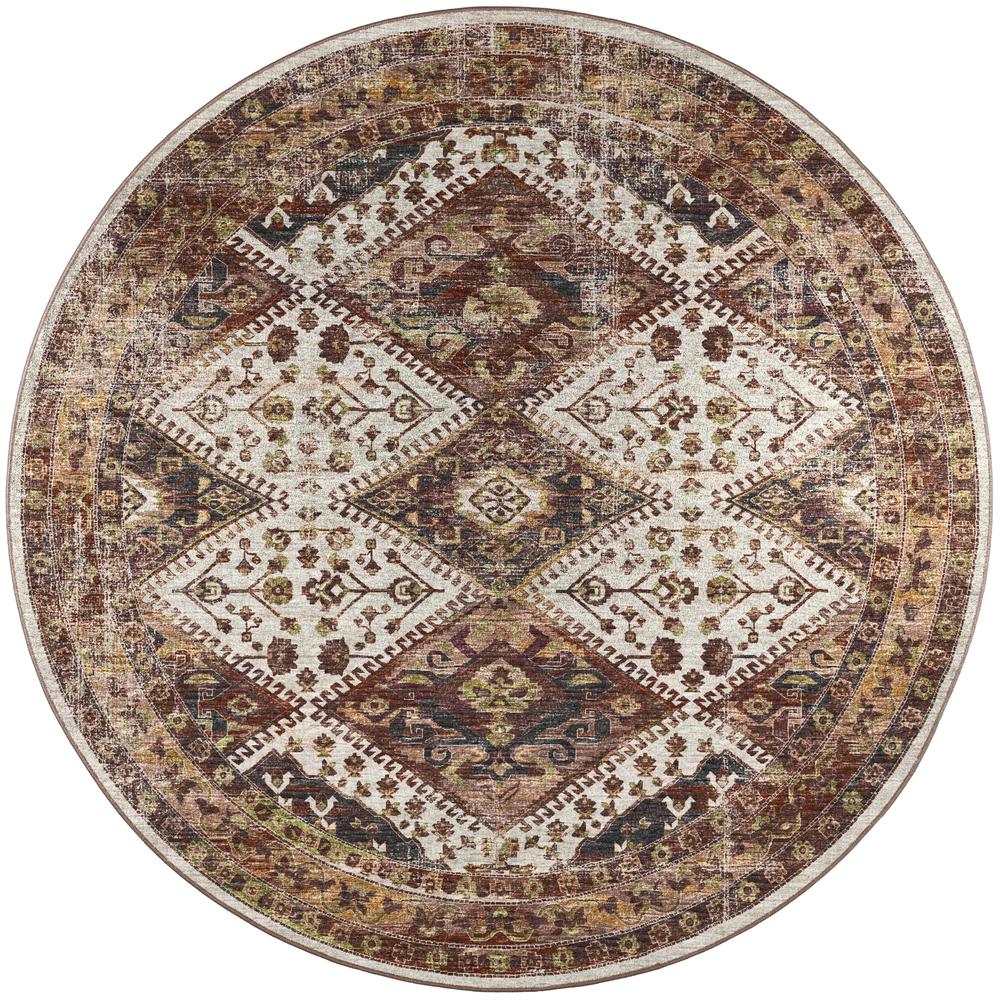 Jericho JC9 Putty 10' x 10' Round Rug. Picture 1