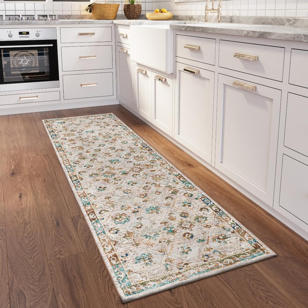 Jericho JC8 Parchment 2'6" x 8' Runner Rug. Picture 2
