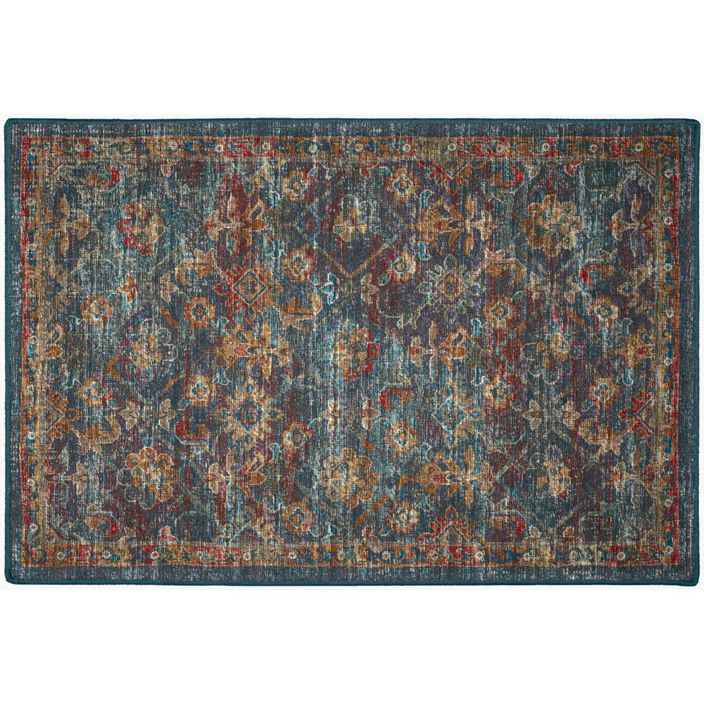 Jericho JC8 Navy 2' x 3' Rug. Picture 1