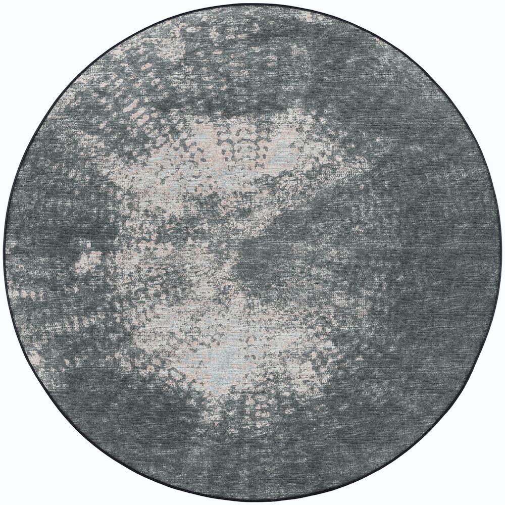Winslow WL1 Midnight 10' x 10' Round Rug. Picture 1