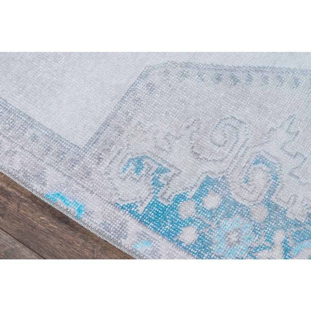 Traditional Runner Area Rug, Grey, 2'3" X 7'6" Runner. Picture 3