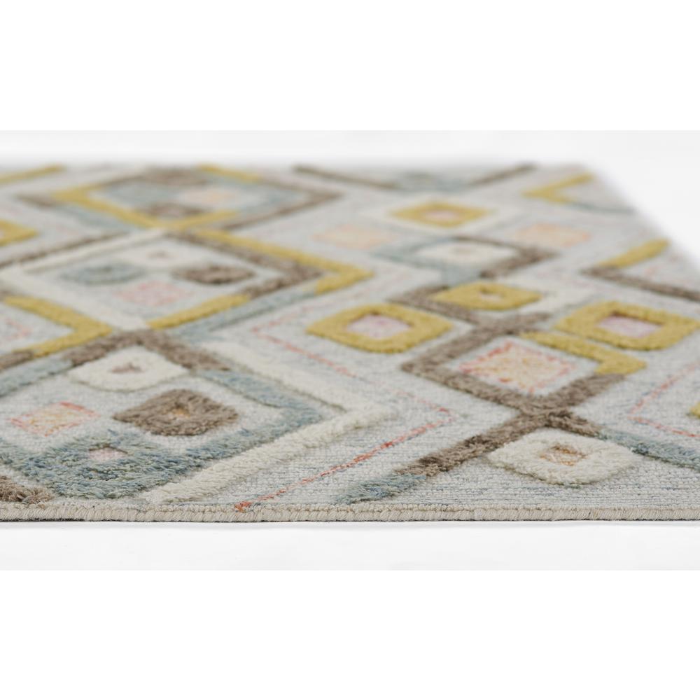 Contemporary Rectangle Area Rug, Multi, 5' X 8'. Picture 5