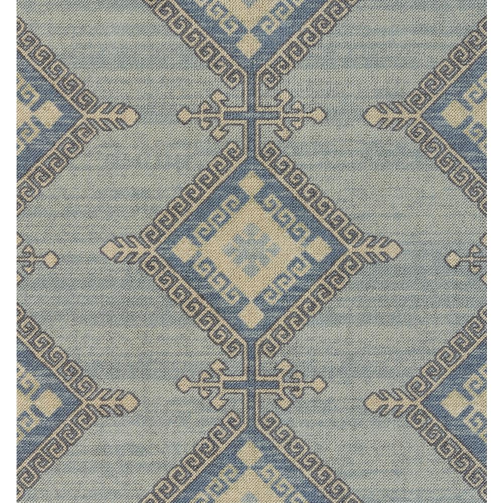Traditional Runner Area Rug, Blue, 2'3" X 7'6" Runner. Picture 6