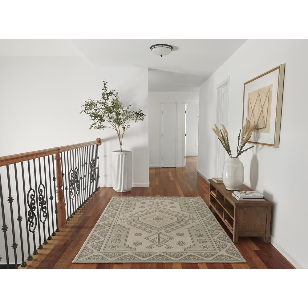 Traditional Runner Area Rug, Sage, 2'3" X 7'6" Runner. Picture 9