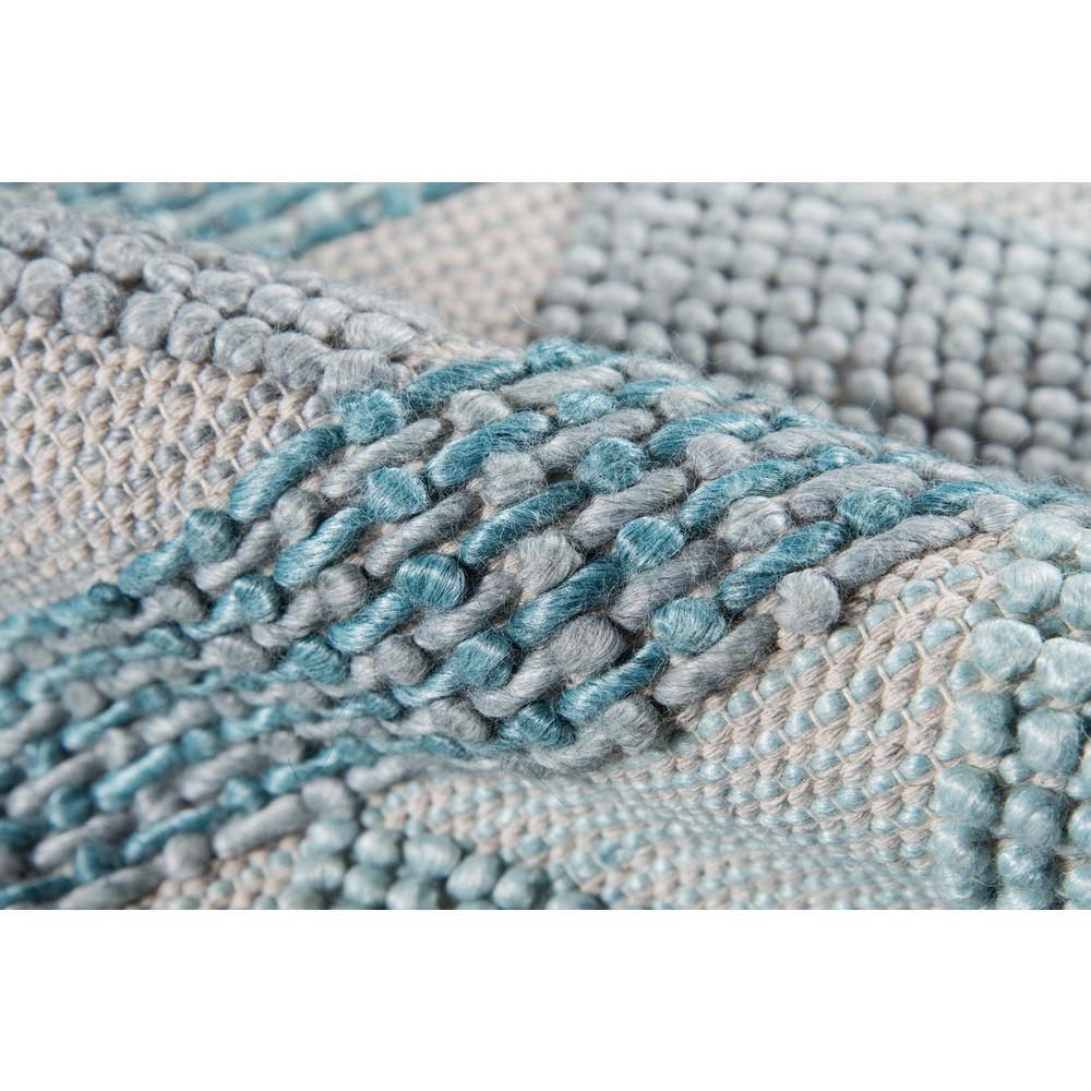Contemporary Runner Area Rug, Blue, 2'3" X 8' Runner. Picture 4