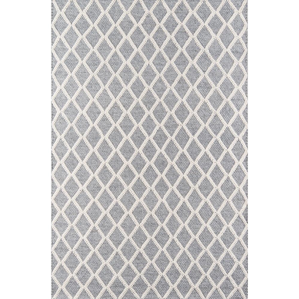 Contemporary Runner Area Rug, Grey, 2'3" X 8' Runner. Picture 1