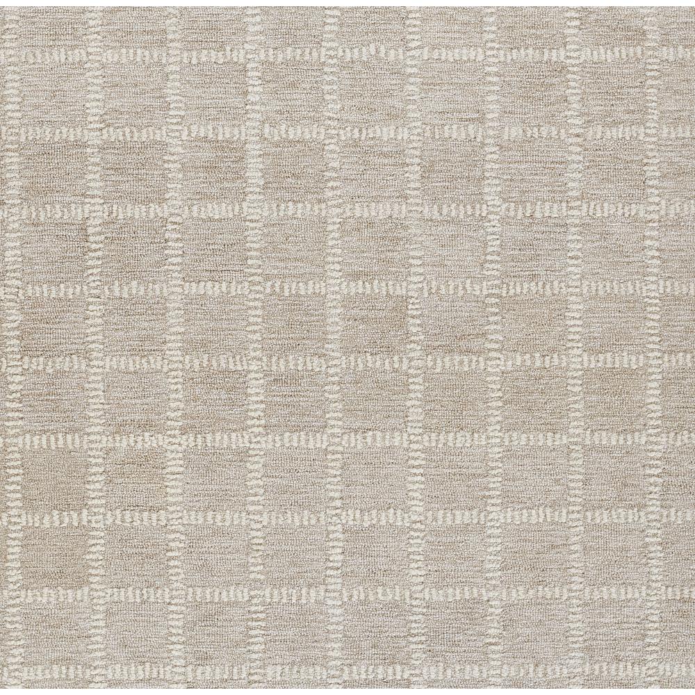 Contemporary Runner Area Rug, Beige, 2'3" X 8' Runner. Picture 7
