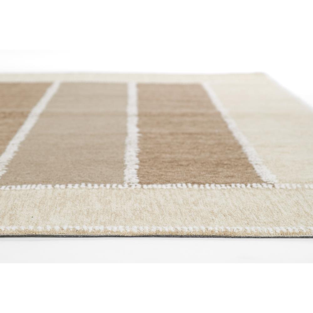 Contemporary Runner Area Rug, Beige, 2'3" X 8' Runner. Picture 6
