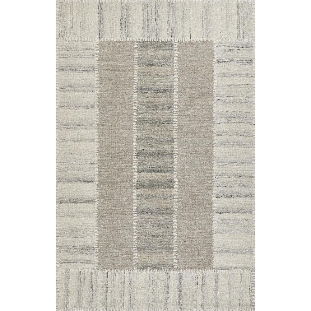 Contemporary Runner Area Rug, Grey, 2'3" X 8' Runner. Picture 1