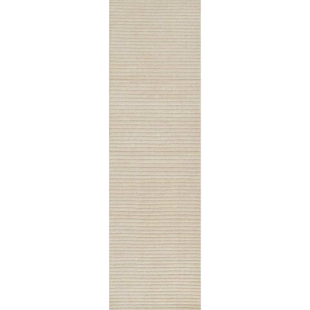 Contemporary Rectangle Area Rug, White, 5' X 8'. Picture 5