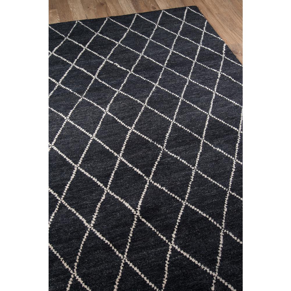 Transitional Runner Area Rug, Charcoal, 2'3" X 8' Runner. Picture 2