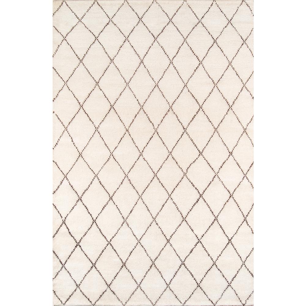 Transitional Runner Area Rug, Ivory, 2'3" X 8' Runner. Picture 1