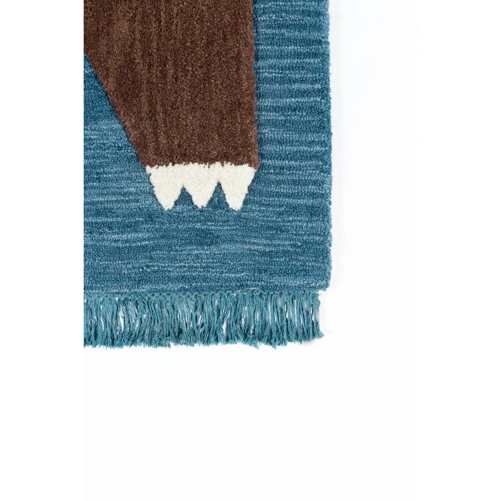 Contemporary Rectangle Area Rug, Navy, 4' X 6'. Picture 2