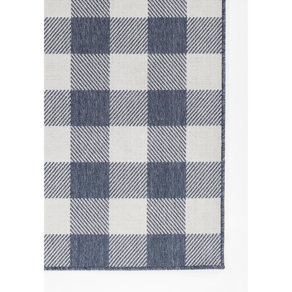 Modern Oval Area Rug, Denim, 2'3" X 4'6". Picture 2