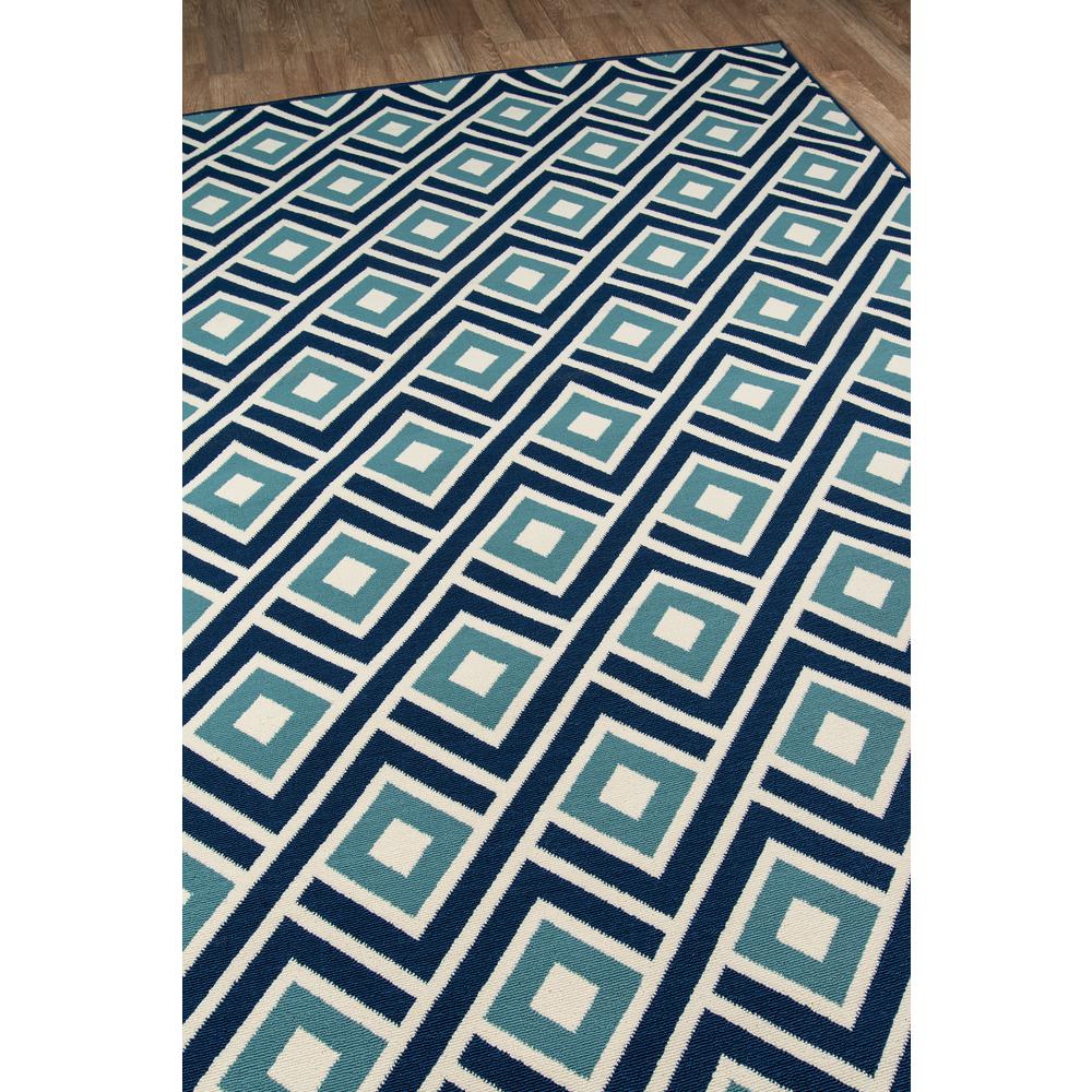 Contemporary Rectangle Area Rug, Blue, 2'3" X 4'6". Picture 2