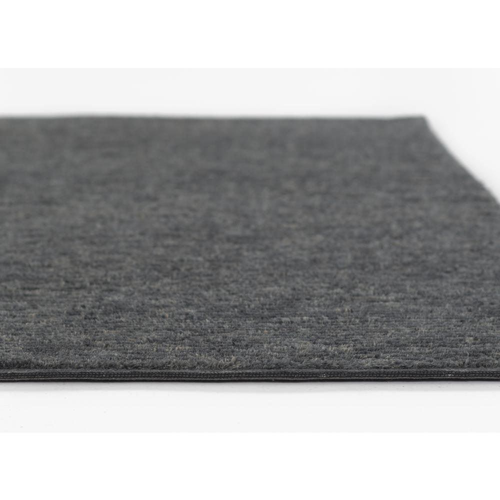 Transitional Runner Area Rug, Charcoal, 2'3" X 8' Runner. Picture 5