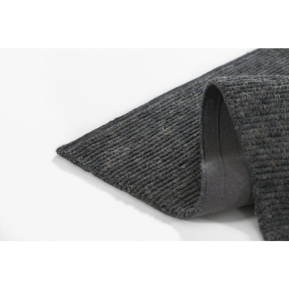 Transitional Runner Area Rug, Charcoal, 2'3" X 8' Runner. Picture 7