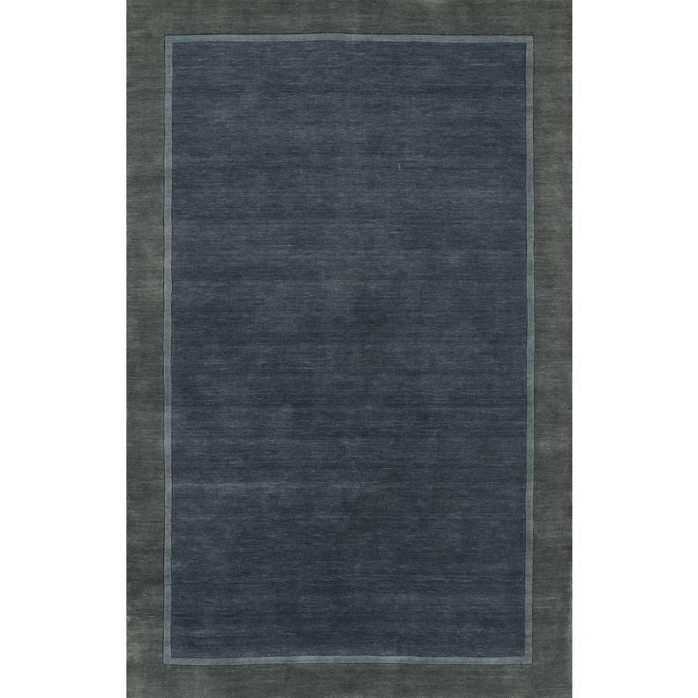 Contemporary Rectangle Area Rug, Blue, 3'6" X 5'6". Picture 1