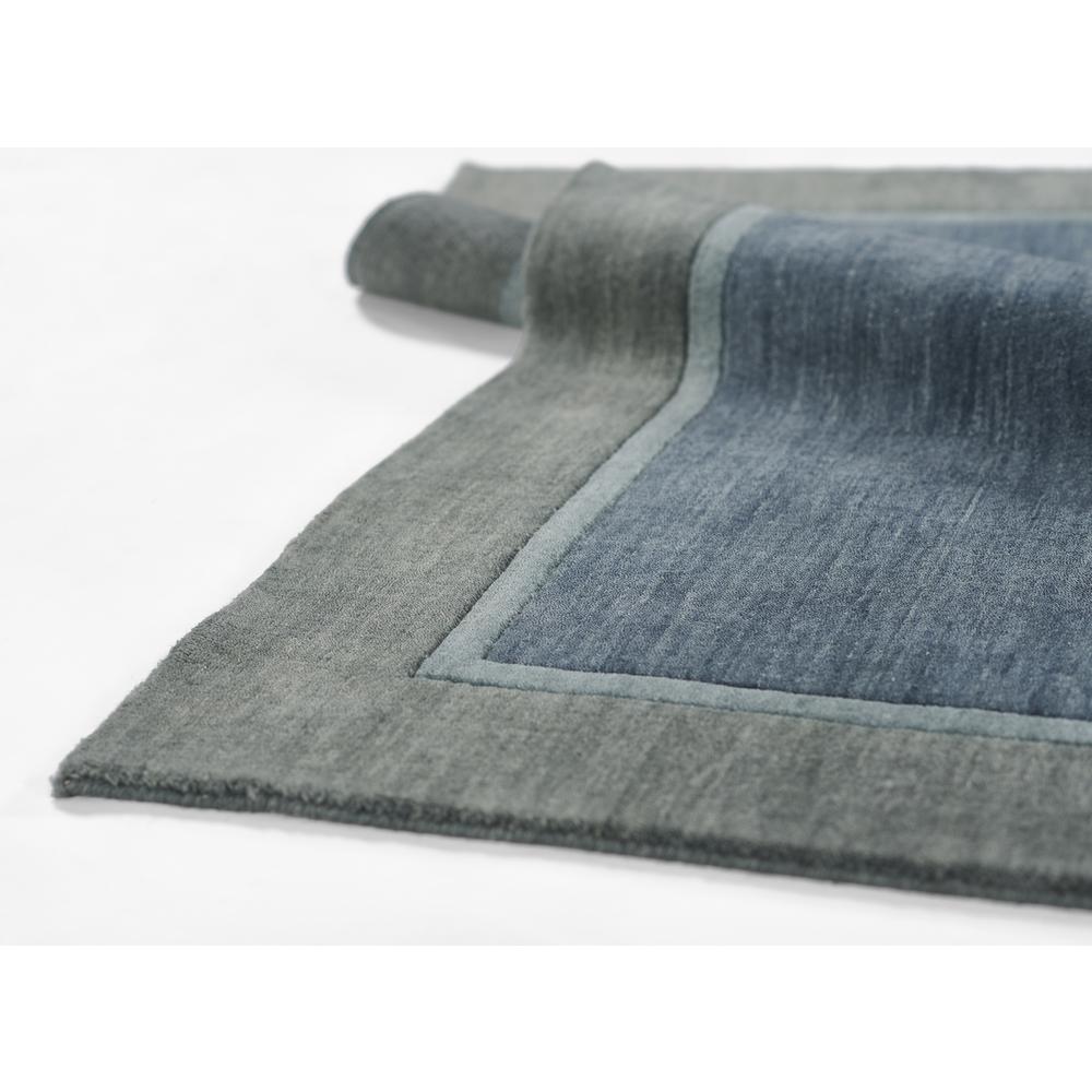 Contemporary Rectangle Area Rug, Blue, 3'6" X 5'6". Picture 6